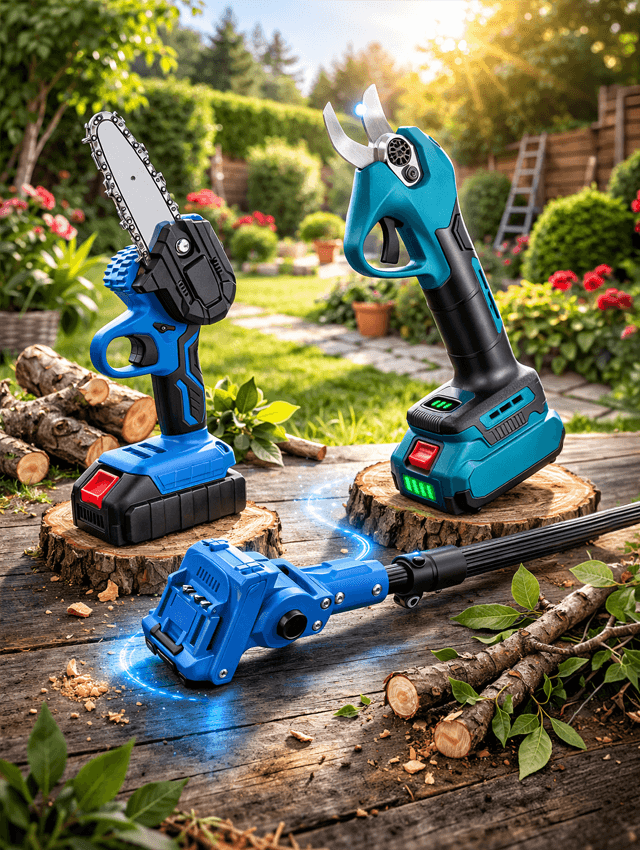 Akülü Yüksek Dal Budama Seti